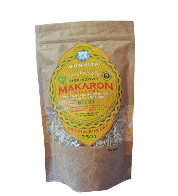 SUNVITA MAKARON NITKA BIO 250 g