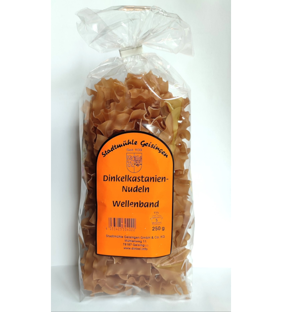 GEISINGEN Makaron kasztanowy bez jaj falista 250g